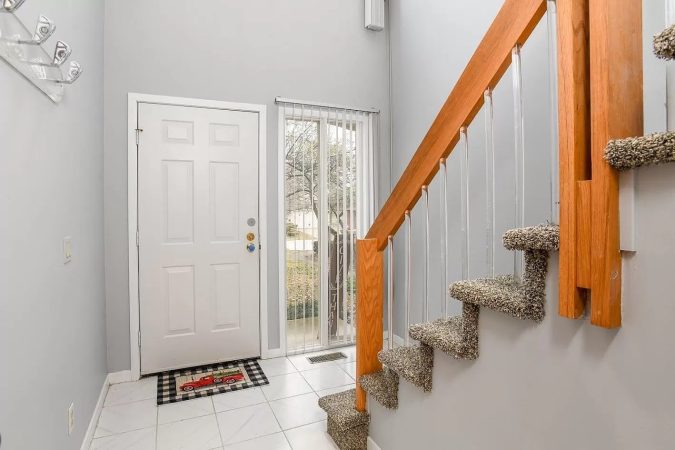 A Close Up Of A Door
