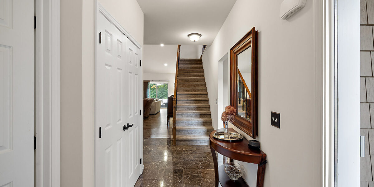 A Double Door In A Room