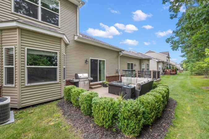A Garden In Front Of A House