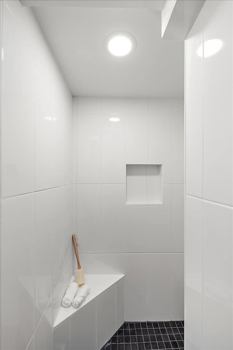 a shower stall