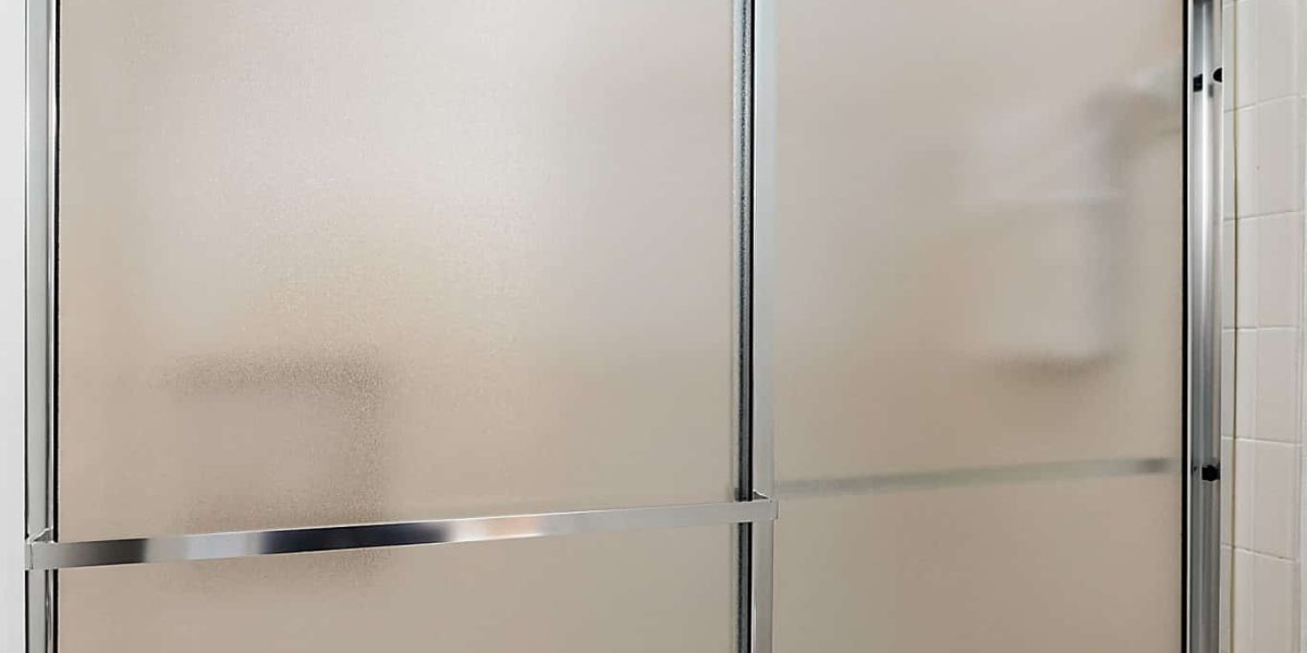 A Glass Shower Door