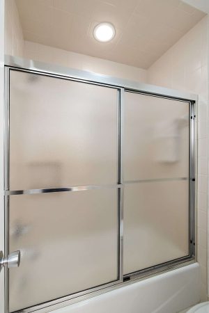 A Glass Shower Door